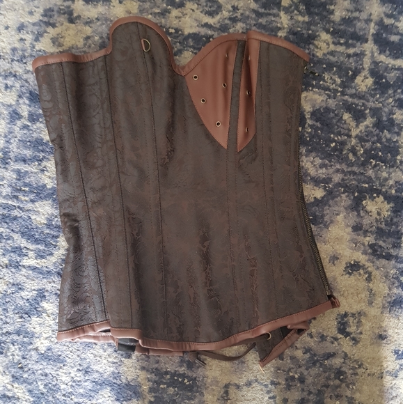 Steampunk Corset with Crop Jacket and Belt - Picture 7 of 13